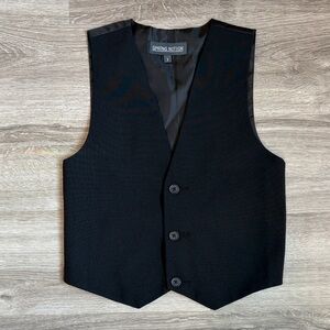 Spring Notion little boys black vest